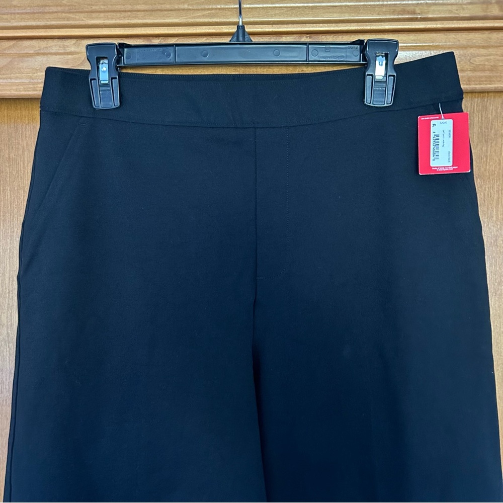SPANX SPANXSmooth PerfectFit Ponte Wide Leg Pants in Black - Size Large - Picture 6 of 12